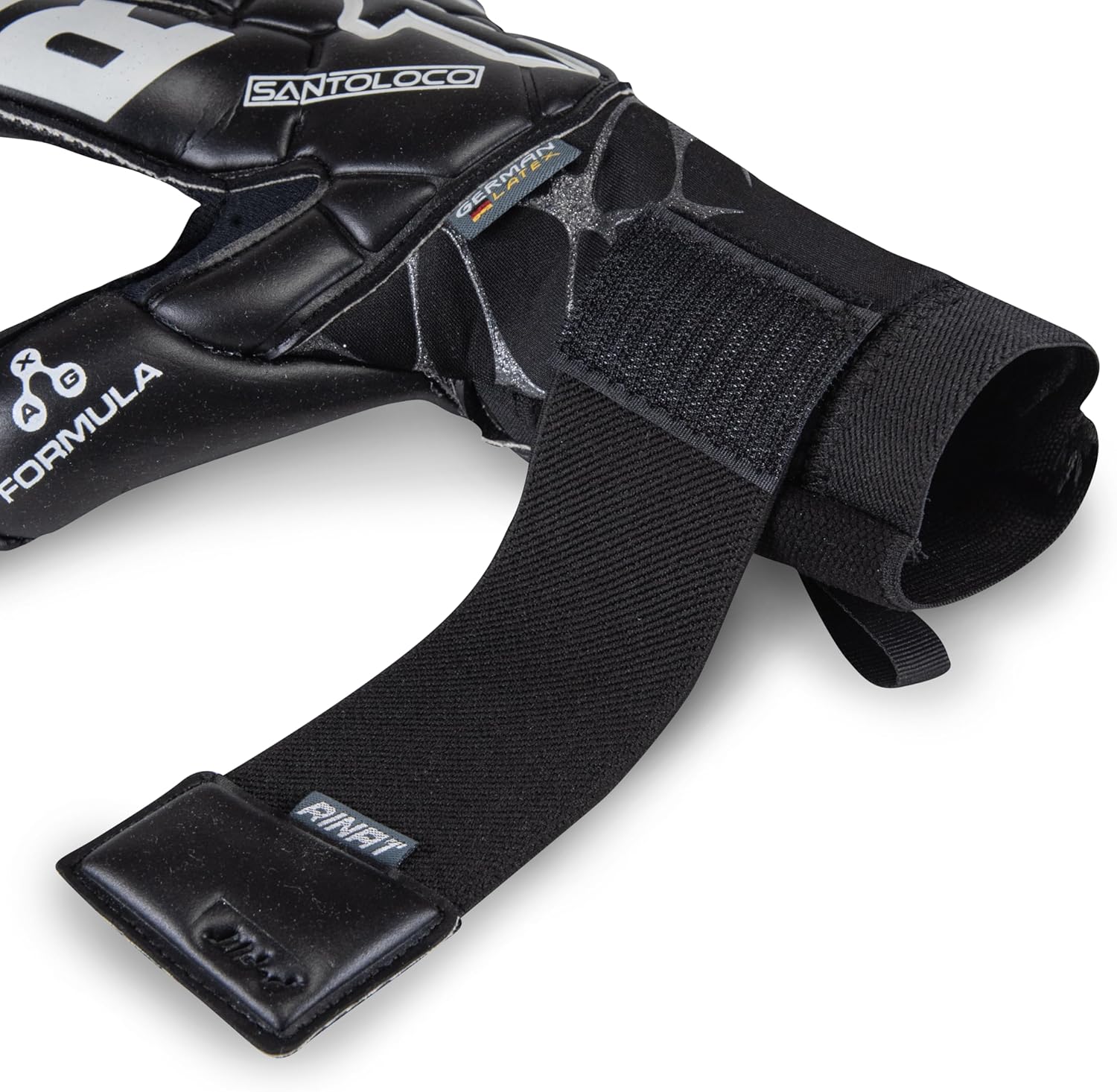 Elite Grip Goalkeeper Gloves featuring advanced finger protection and superior grip for professional soccer goalies.