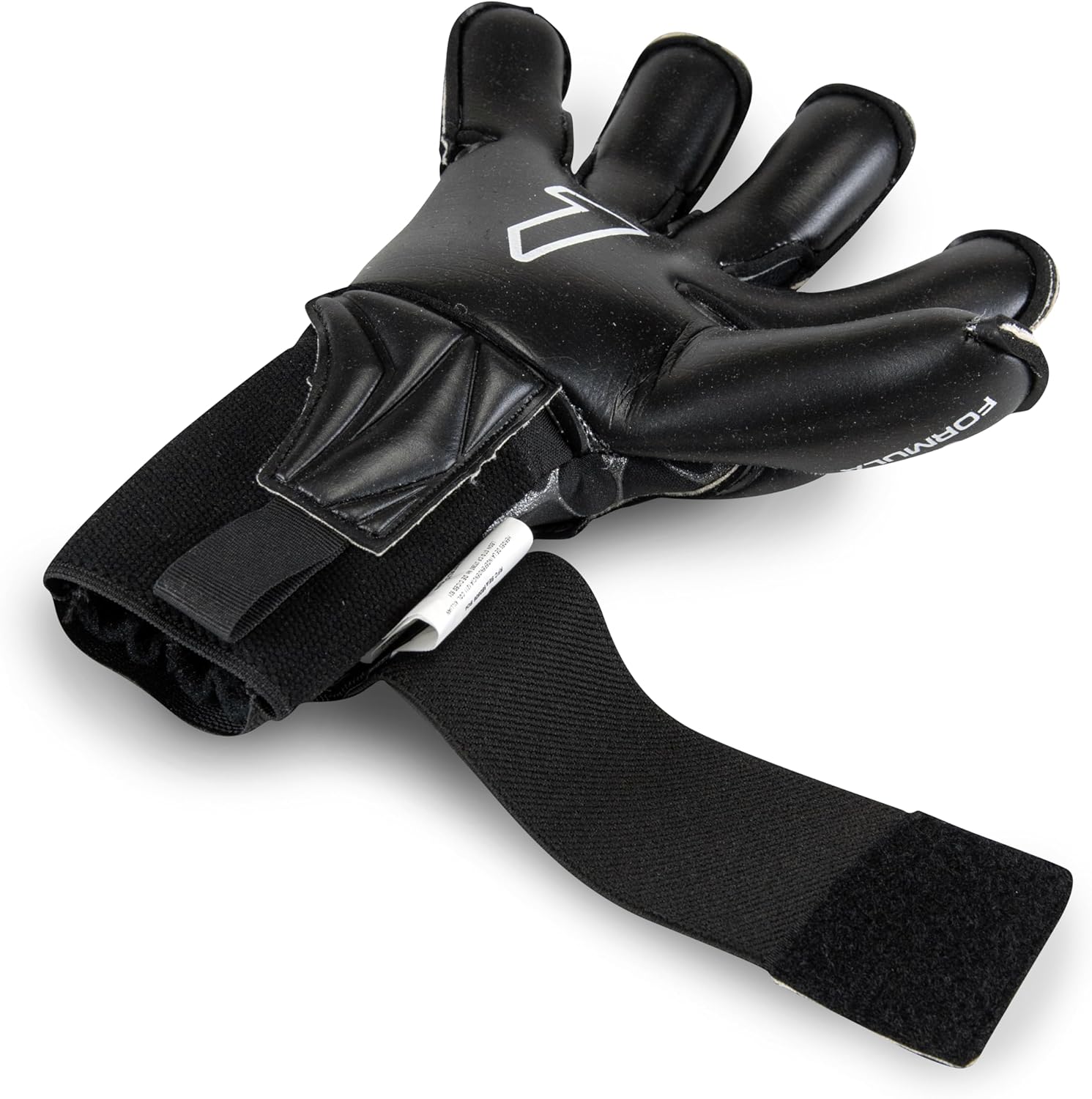 Elite Grip Goalkeeper Gloves featuring advanced finger protection and superior grip for professional soccer goalies.