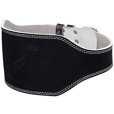 Premium Leather Weightlifting Belt – 4-Inch Wide, Adjustable, Back Support