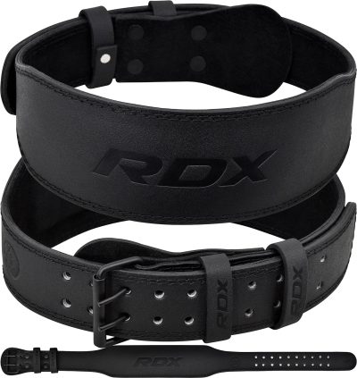 Premium Leather Gym Belt – Adjustable & Durable Support for Weightlifting