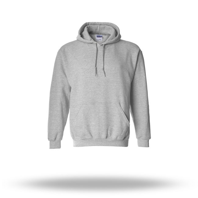Front view of a premium men's cotton hoodie in navy blue, showcasing its soft fabric and stylish design.