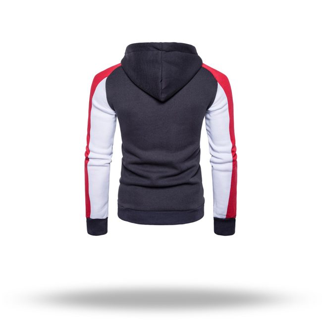 Eco-friendly men's hoodie made from sustainable organic cotton, emphasizing environmental consciousness.