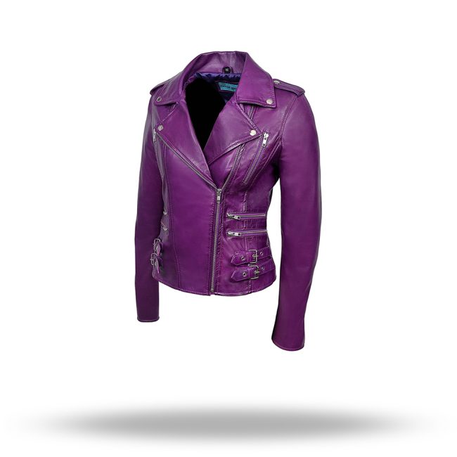 Ladies' Jacket Slim Fit, Quilted Shoulders, Zip Pockets
