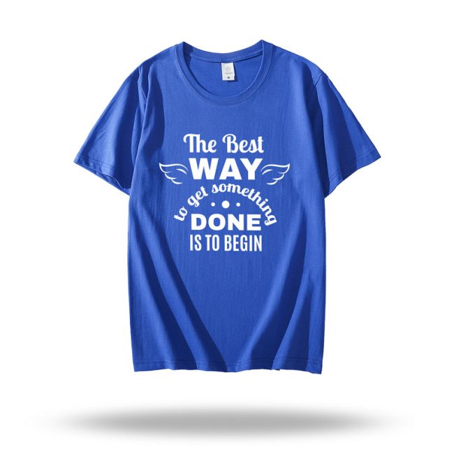 Men's premium cotton T-shirt in classic fit with crew neck, available in various colors