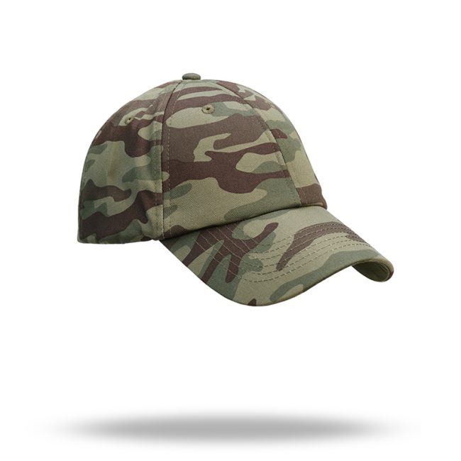 Vintage Washed Denim Cap – Distressed Look, Adjustable Metal Buckle