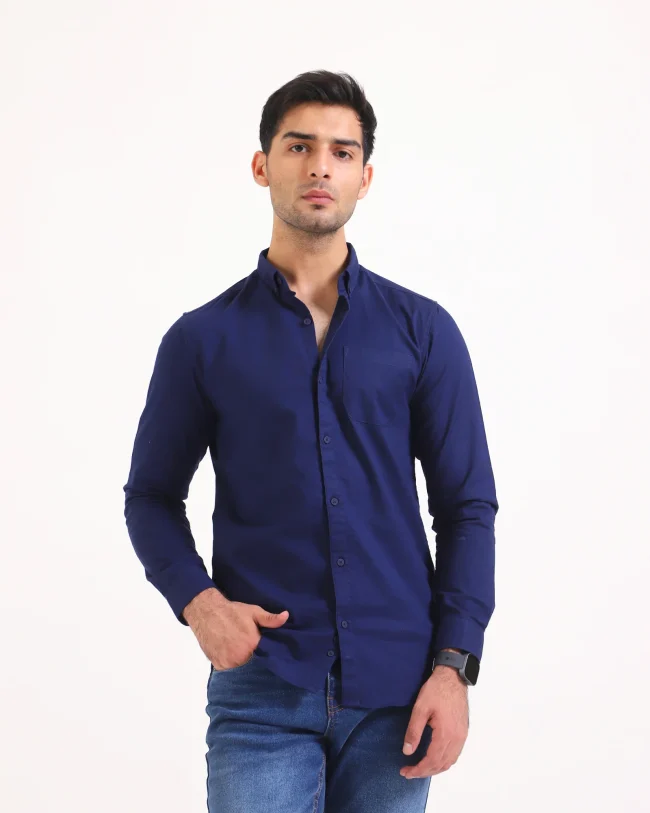 Men's lightweight short-sleeve linen casual shirt, perfect for summer
