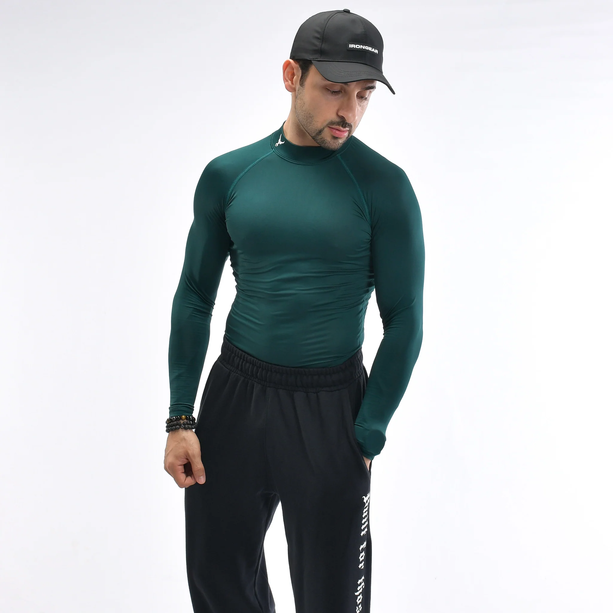 Thermal Compression Top for Men – Insulated, Cold Weather Gear, Navy Blue