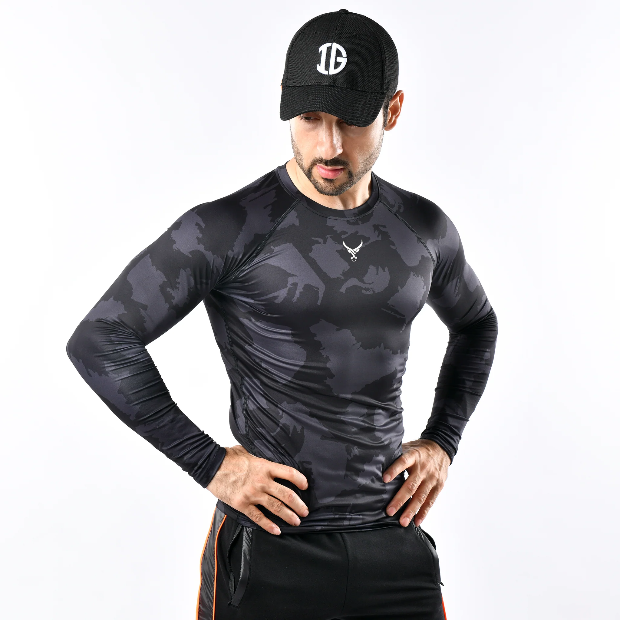 Men's Sleeveless Compression Tank – Breathable Fabric, Gym Performance, Grey