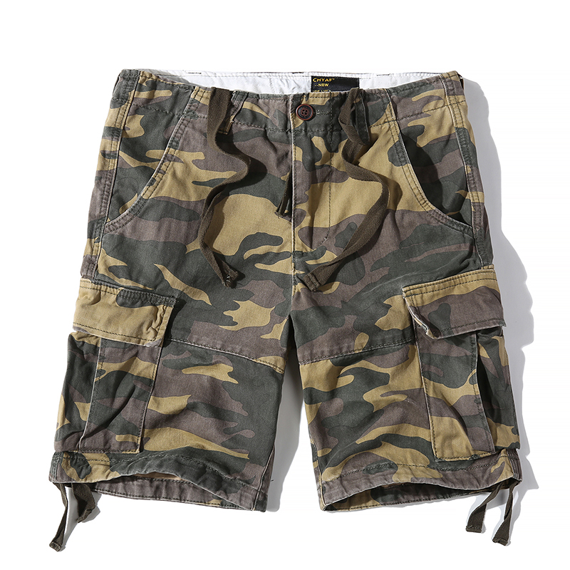 Classic fit men's chino shorts in various colors