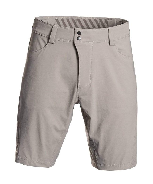 Soft cotton blend men's lounge shorts with elastic waistband