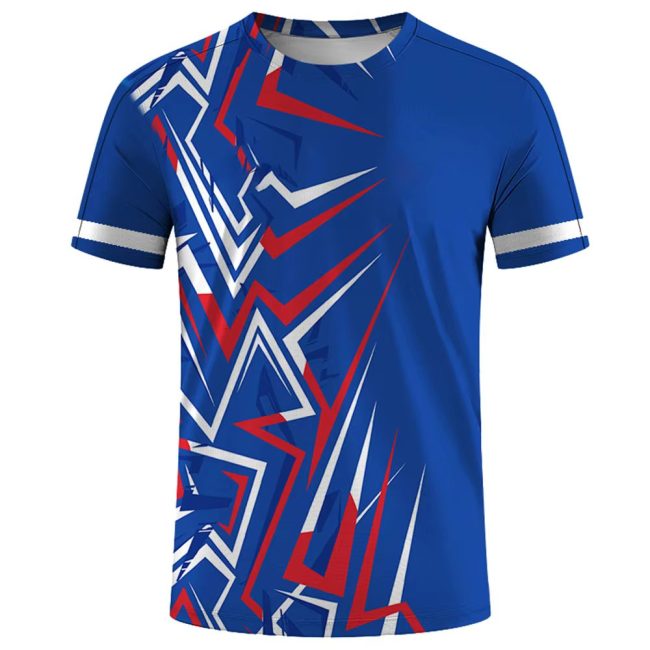 Men's casual sublimation shirt in soft polyester with fade-resistant graphics