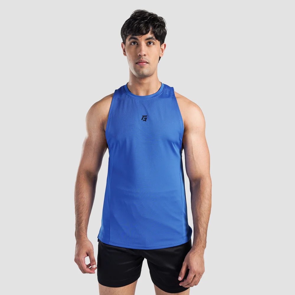 Men's lightweight performance tank top with stretch fabric