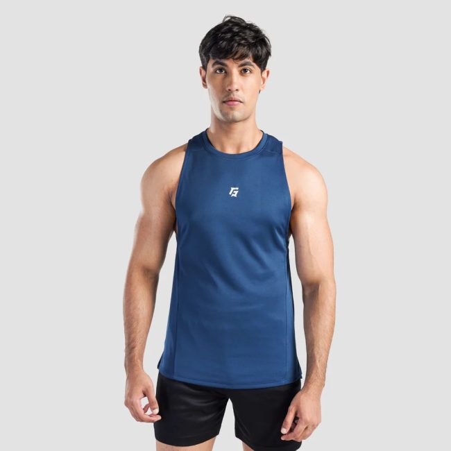 Men's athletic tank top with moisture-wicking and quick-dry fabric
