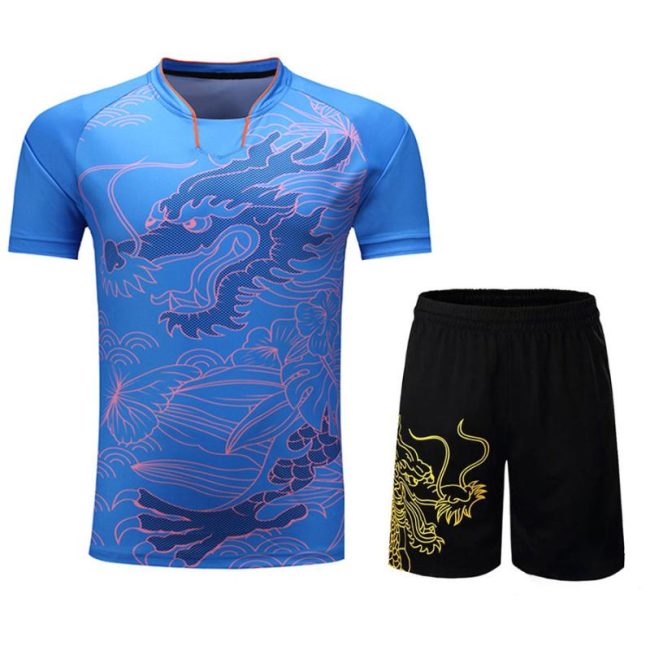 Men's performance tennis uniform with breathable fabric and athletic fit