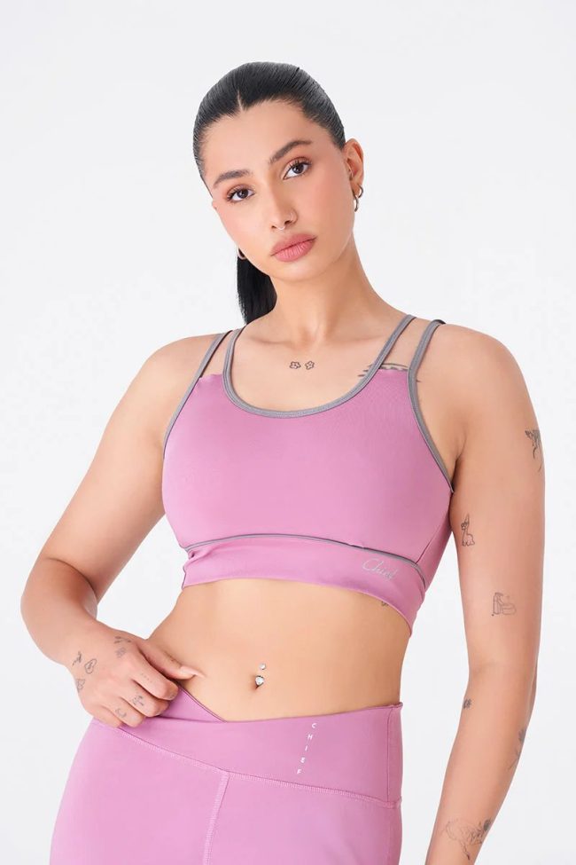 Moisture-wicking women's sports bra keeping you dry during workouts