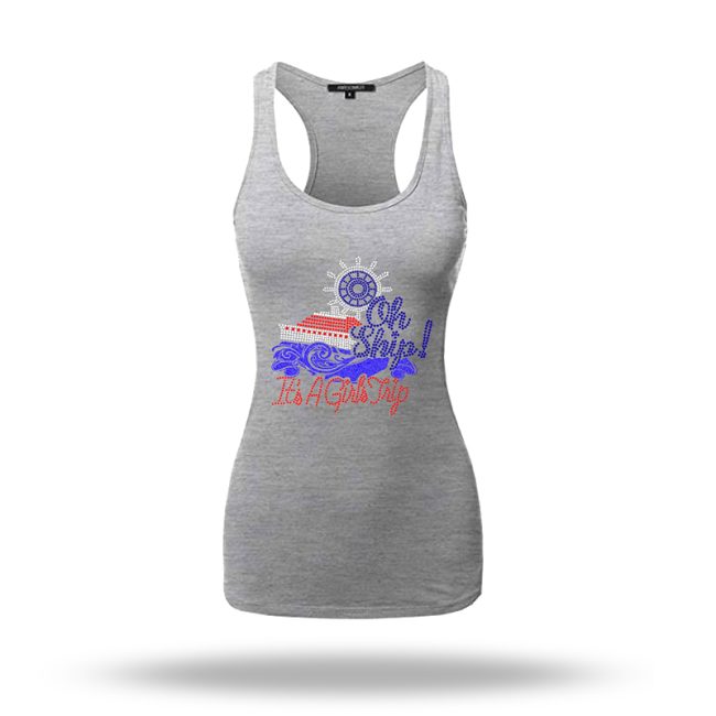 Women's ribbed tank top in soft cotton with a slim fit for casual wear