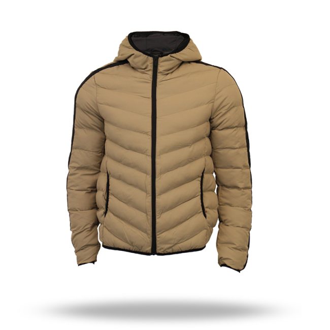 Men's Lightweight Hooded Puffer Jacket – Water-Resistant, Packable, Winter Coat
