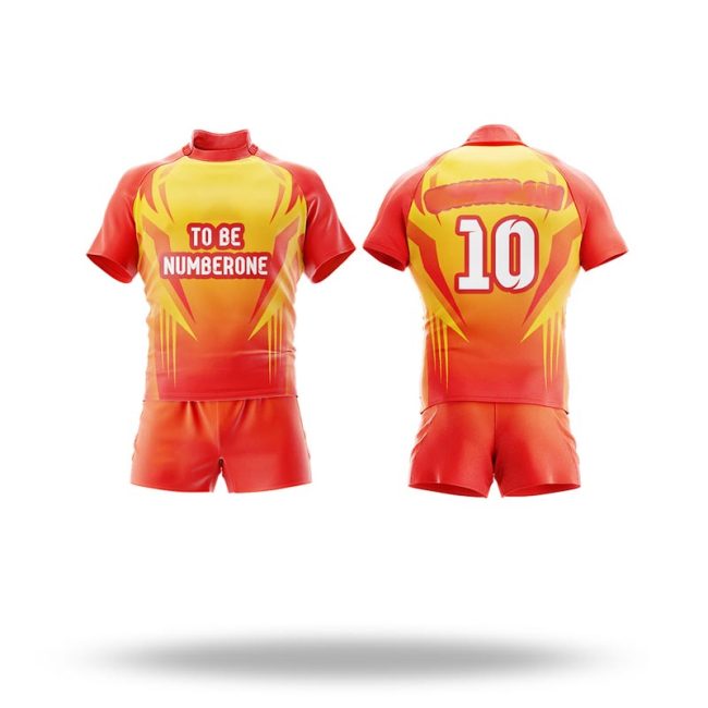 Reversible rugby uniform offering a two-in-one design for versatile play