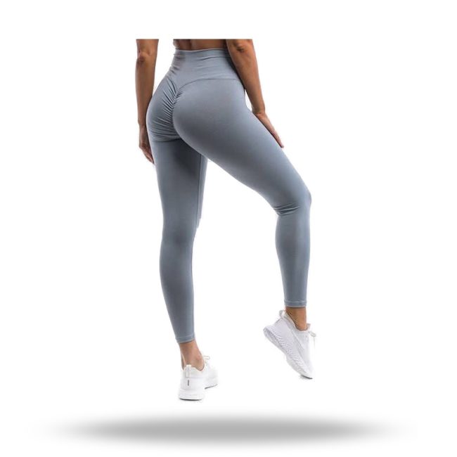 Women's high-waisted leggings with tummy control and stretch fabric