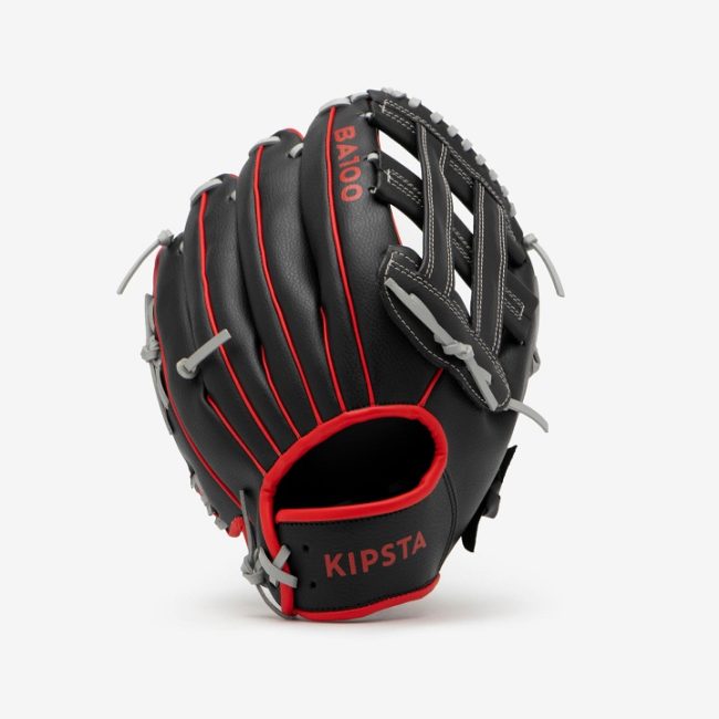 First Base Mitt – 13-Inch, Double Reinforced, Soft Leather for Quick Break-In