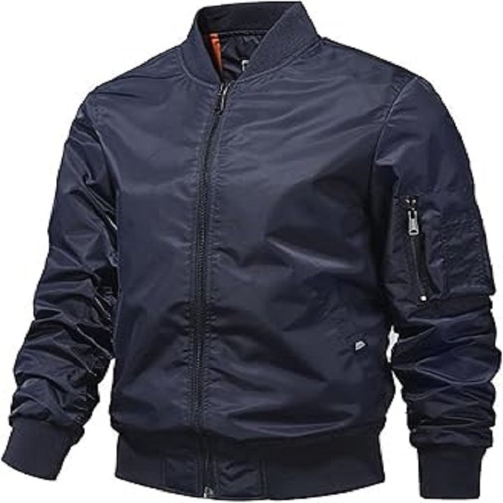 Men's Suede Bomber Jacket – Soft Touch, Modern Fit